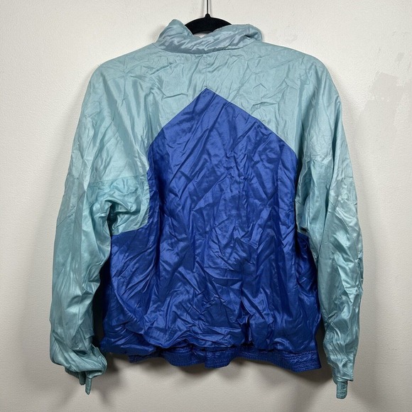 Vintage 80's Nike Windbreaker Full Zip Jacket Blue Tag Size Small Unisex - Picture 4 of 7